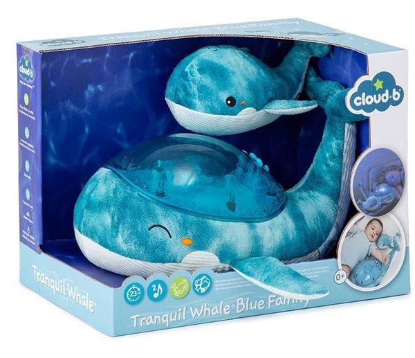 Tranquil Whale Familie Blue