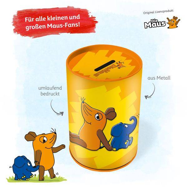 Trötsch Die Maus Spardose Maus und Elefant