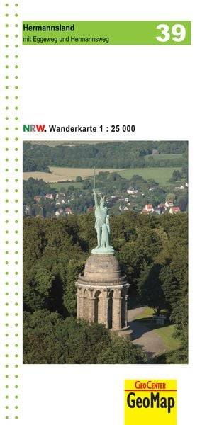 Wanderkarte Nordrhein-Westfalen 39 Hermannsland 1 : 25 000