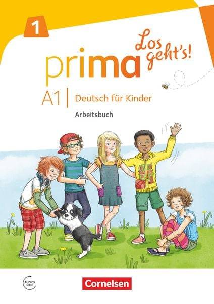 Prima - Los geht's! Band 1 - Arbeitsbuch mit Audio-CD und Stickerbogen