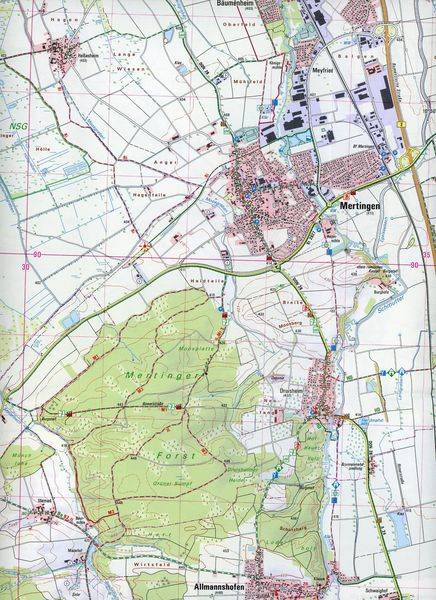 Wertingen 1:25 000