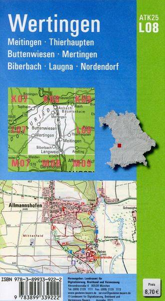 Wertingen 1:25 000