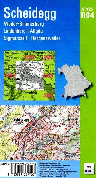 ATK25-R04 Scheidegg (Amtliche Topographische Karte 1:25000)