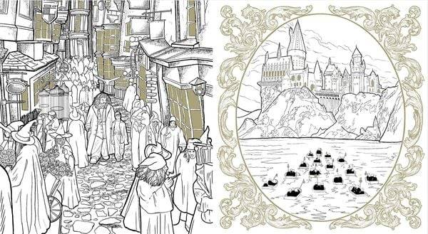 Harry Potter - Zauberhafte Ausmalwelt