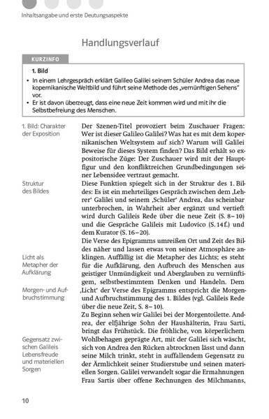 Lektürehilfen Bertolt Brecht, 'Das Leben des Galilei'