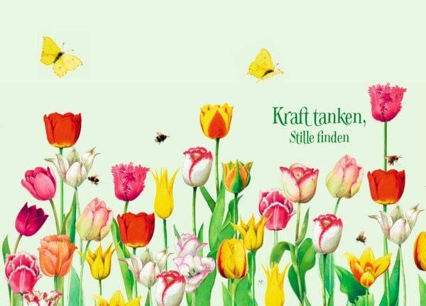 Wo Blumen blühen, da lächelt die Welt