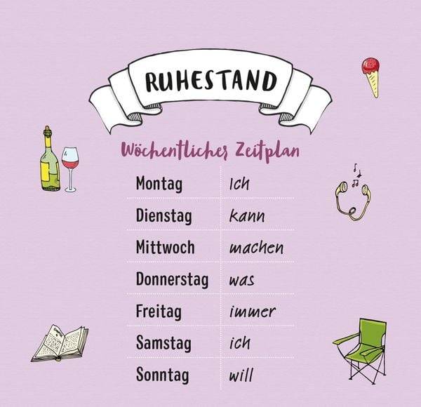 Ich hab keine Zeit. Ich bin Rentner.
