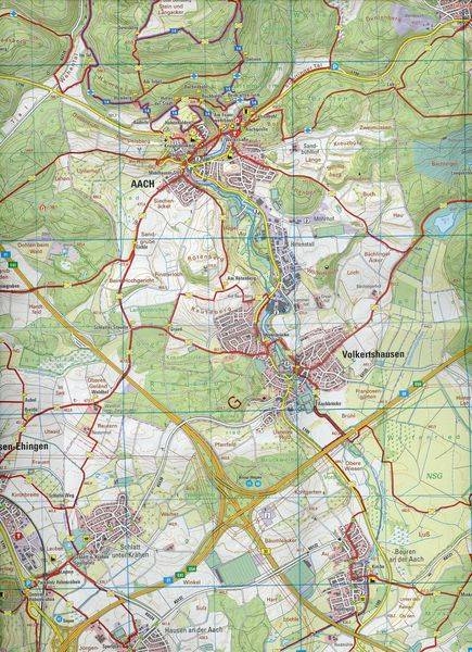 Singen (Hohentwiel) 1:25 000 Wanderkarte
