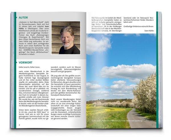 KOMPASS Wanderführer Mecklenburgische Seenplatte, Land der 1000 Seen mit Nationalpark Müritz, 55 Touren mit Extra-Tourenkarte