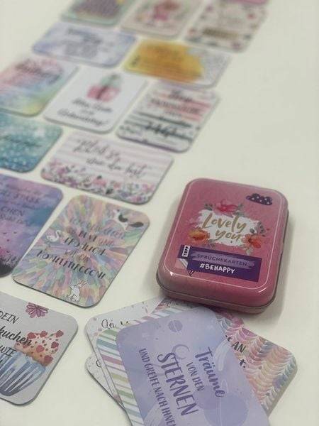 Lovely You - Sprüchekarten #BeHappy