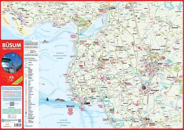 Büsum - Tipps & Themenrouten 1:60 000