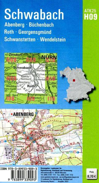 Schwabach 1 : 25 000