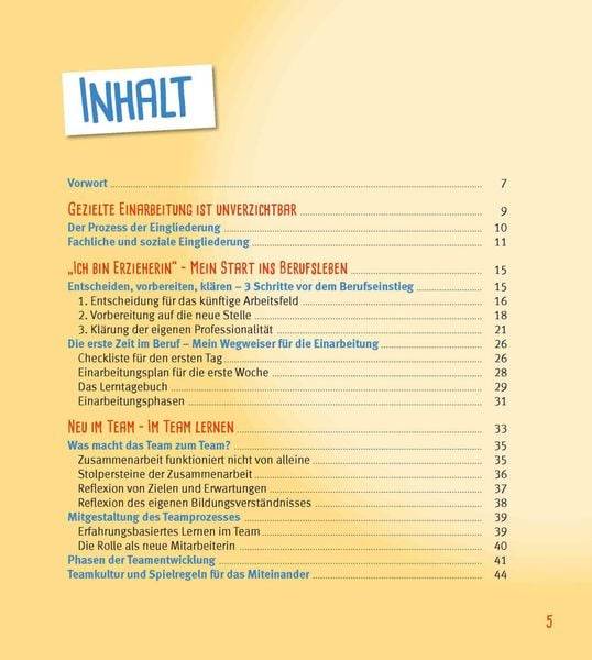 Das Berufseinsteiger-Buch für ErzieherInnen