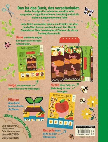 Lass dieses Buch verschwinden - Verwandele dieses Buch in umweltfreundliche Projekte