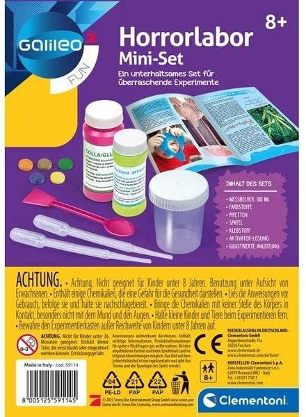 Clementoni - Galileo - Horrorlabor Mini-Set