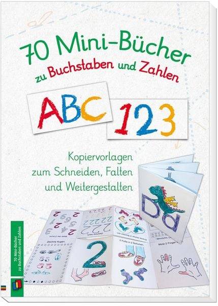70 Minibücher zu Buchstaben und Zahlen