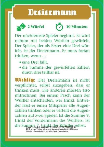 Das legendäre Trinkspiel
