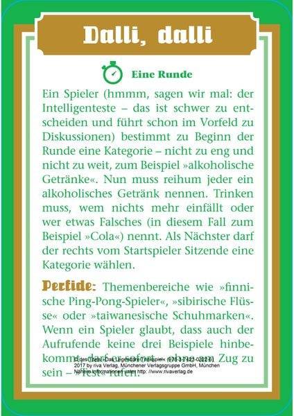 Das legendäre Trinkspiel