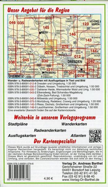 Meißen und Umgebung 1 : 20 000. Wander- und Radwanderkarte