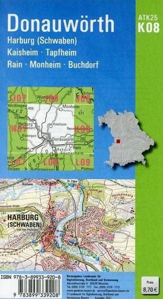 Donauwörth 1:25 000