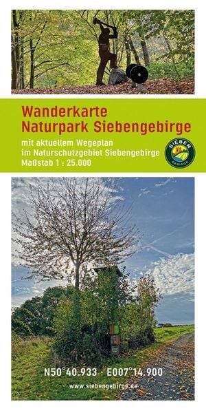 Wanderkarte Naturpark Siebengebirge 1:25.000