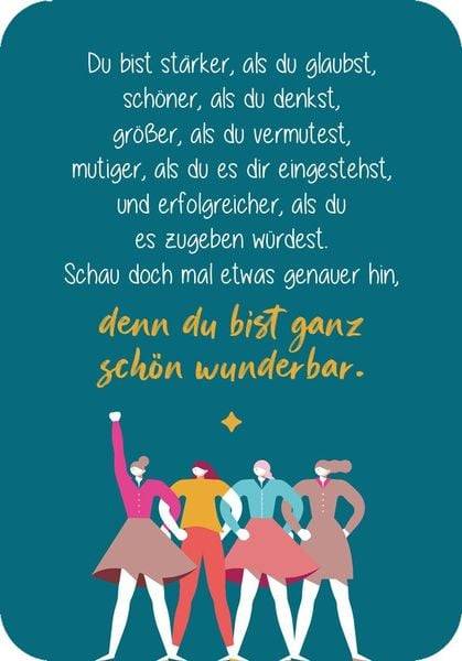 Für eine tolle Frau wie dich