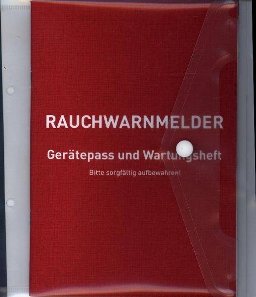 Rauchwarnmelder Gerätepass und Wartungsheft