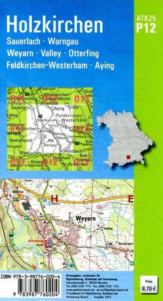 ATK25-P12 Holzkirchen (Amtliche Topographische Karte 1:25000)
