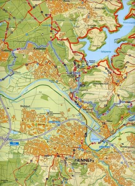 Naturregion Sieg Wanderkarte 1:25 000