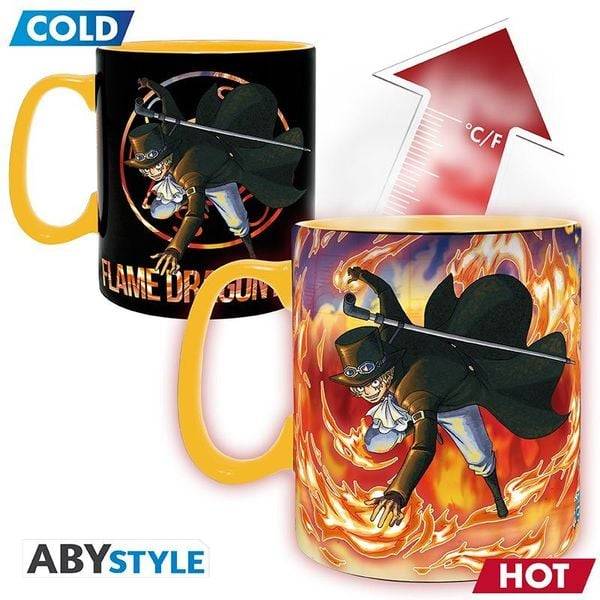 ONE PIECE-Mug Heat Change-Luffy & Sabo