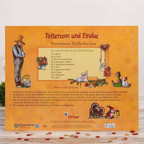 Pettersson und Findus warten auf Weihnachten. Adventskalender