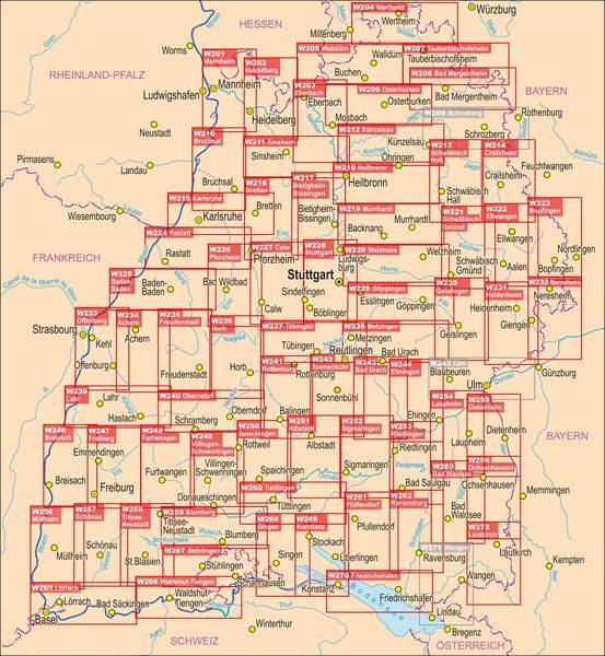 Bopfingen - Dinkelsbühl, Nördlingen. Wanderkarte 1:25.000