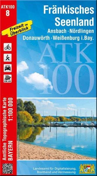 Fränkisches Seenland 1:100 000