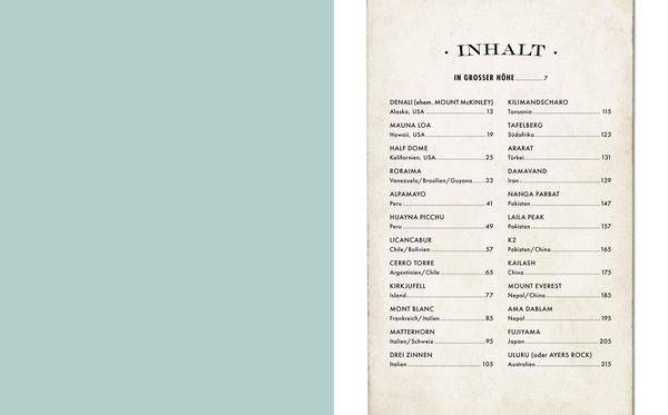 Spektakuläre Berggipfel