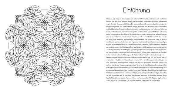 Blumen-Mandalas (Ausmalbuch zur kreativen Stressbewältigung)