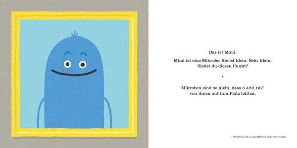 Dieses Buch auf keinen Fall ablecken! (Es ist voller Bakterien)