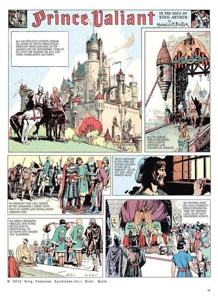 Prinz Eisenherz Hal Foster, Jahrgang 1937/1938