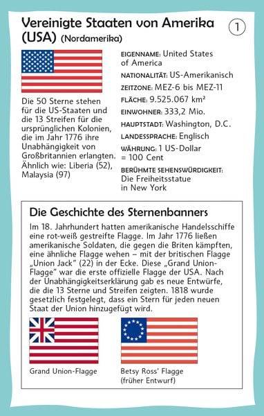 Entdecker-Karten: Flaggen und Länder der Welt