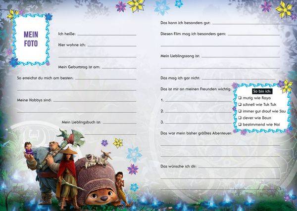 Disney Raya und der letzte Drache: Mein Freundebuch