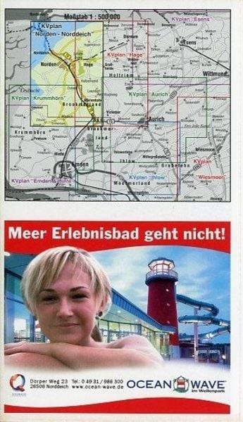 Norden, KVplan, Radkarte/Freizeitkarte/Stadtplan, 1:25.000 / 1:15.000 / 1:7.500