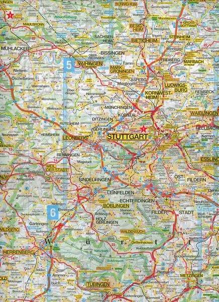 MARCO POLO Regionalkarte Deutschland 11 Baden-Württemberg 1:200.000