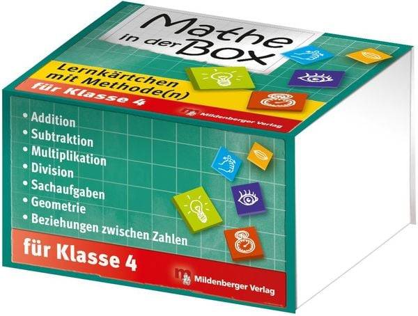 Mathe in der Box – Lernkärtchen mit Methode(n), Klasse 4