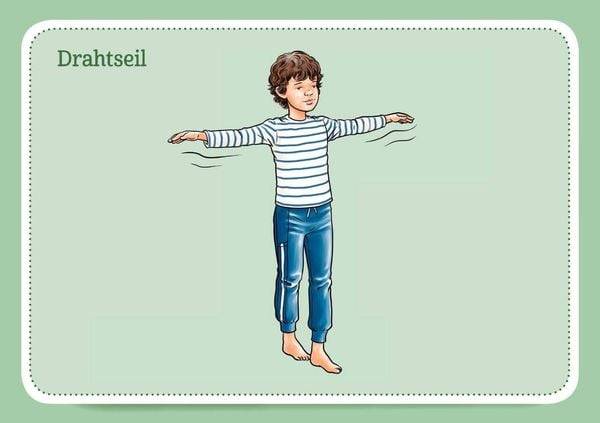 30 Faszientraining-Bildkarten für Kinder