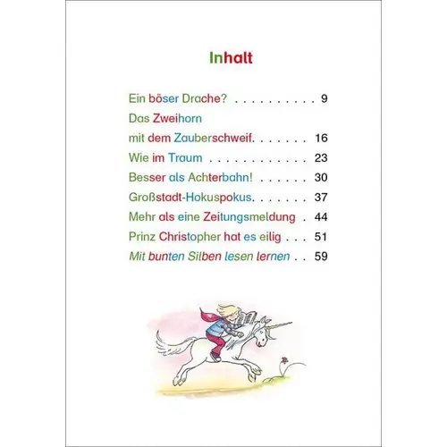 Silbengeschichten zum Lesenlernen - Einhorngeschichten Silbengeschichten zum Lesenlernen - Einhorngeschichten