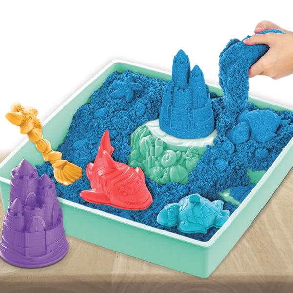 Kinetic Sand Sandbox Set Blau