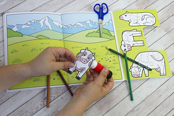 Wir basteln! - Malen, Ausschneiden, Kleben - Bauernhof