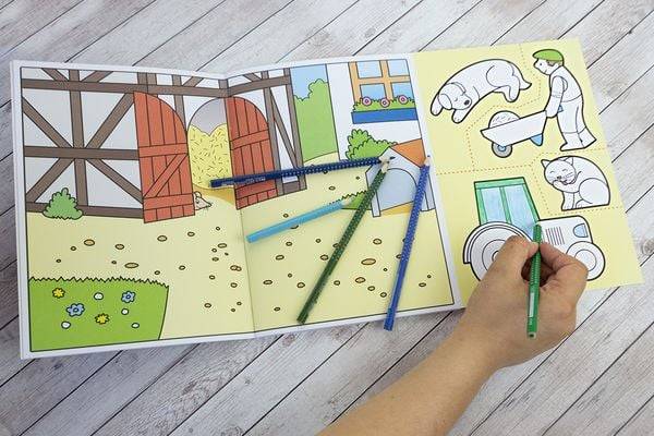 Wir basteln! - Malen, Ausschneiden, Kleben - Bauernhof