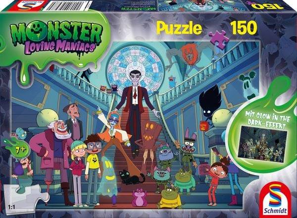 Schmidt Spiele - Monster Loving Maniacs: Lustige Monsterparty, 150 Teile