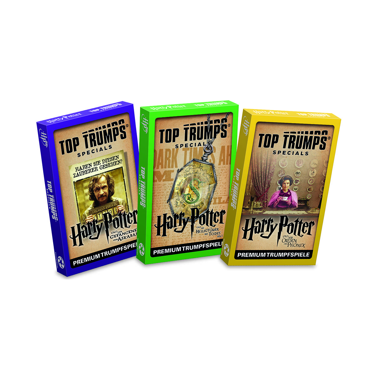 Battle Mat - Harry Potter inkl. drei Top Trumps Kartenspiel Quartett Matte