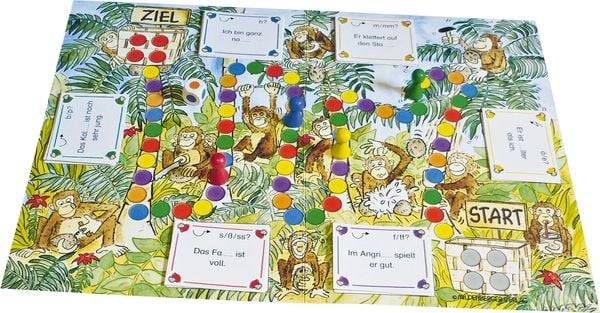 Wer knackt die Nuss? Karteikarten, Würfelspiel